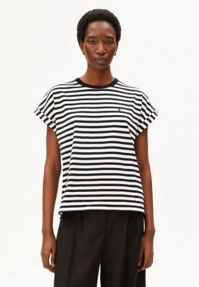 ARMEDANGELS ARMEDANGELS IDAARA STRIPE Damen Bio-Baumwoll Mix