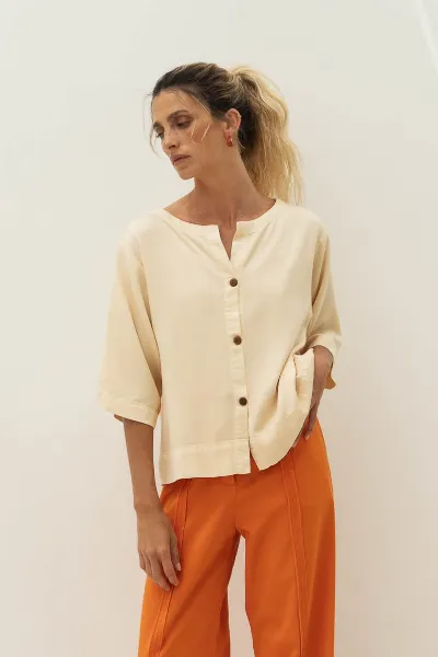 Näz Näz Damen vegan Oberteil Sari