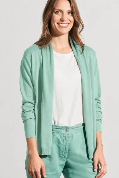 HempAge Hempage Damen vegan Leichte Strickjacke In Menta