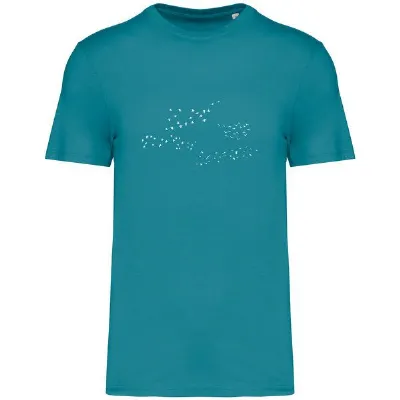 Greenspired Greenspired Basic Bio T-Shirt Skybirds Nr. 4 ( 155g/m²) XXS - 5 XL