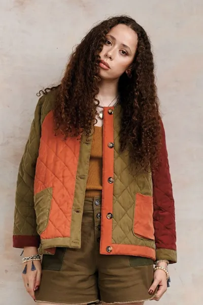 KOMODO KOMODO Damen vegan Jacke Lulu Multicolour