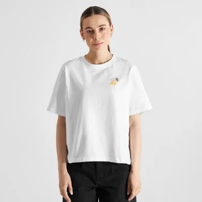 Dedicated DEDICATED T-Shirt Vadstena Lemon Branch - White