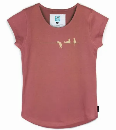 Gary Mash GARY MASH Shirt Asheville Katzen aus Bio-Baumwolle