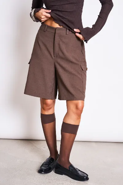 JAN N JUNE JAN 'N JUNE Damen vegan Kurze Hose Fano Clay Brown