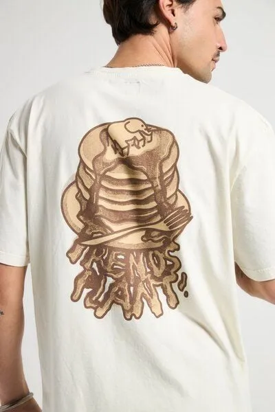 Trendsplant Trendsplant Panqueque T-Shirt Marshmallow