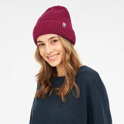 WiDDA berlin WiDDA berlin LANA gerippte Beanie aus Bio-Baumwolle