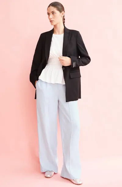 ARMEDANGELS ARMEDANGELS Damen vegan Hose Jonvaali Morning Himmelblau