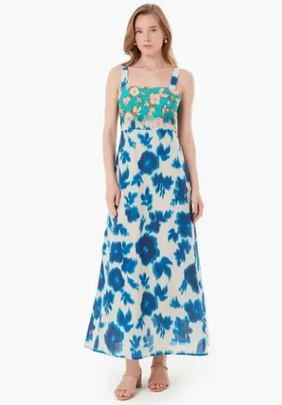 ORGANICATION ORGANICATION Kleid aus Bio-Baumwoll-Voile mit Blumenmuster
