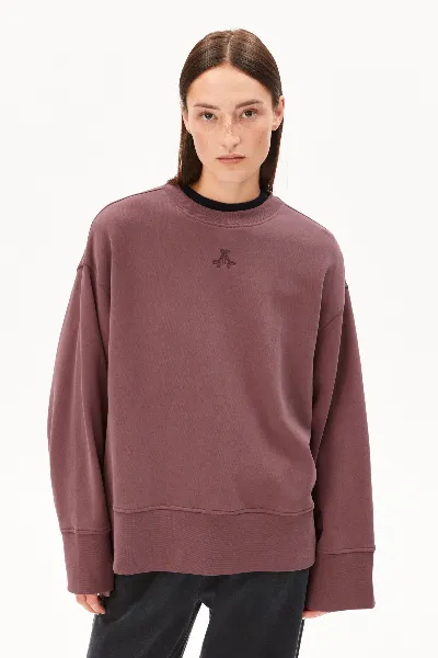 ARMEDANGELS Sweatshirt Anwaa Rot