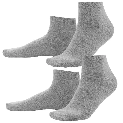 Living Crafts LIVING CRAFTS - Herren Sneaker-Socken, 2er-Pack - Grau