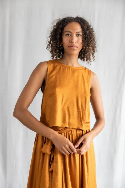Jyoti - Fair Works Jyoti - Fair Works Damen vegan Top Kiran Kupfer
