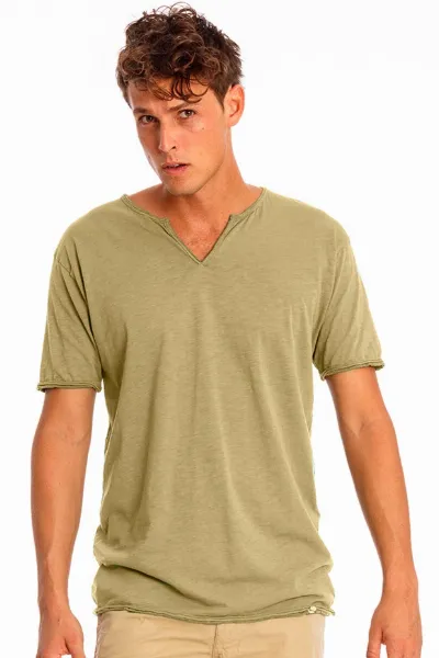 RAVENS VIEW IBIZA RAVENS VIEW IBIZA Herren vegan T-Shirt Eros Dark Aloe