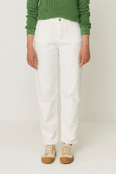 SKFK SKFK Damen vegan Hose Ania White