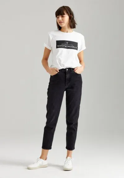 THOKKTHOKK ThokkThokk Damen Mom Jeans High Waist TT203 aus Bio-Baumwolle mit Elasthan