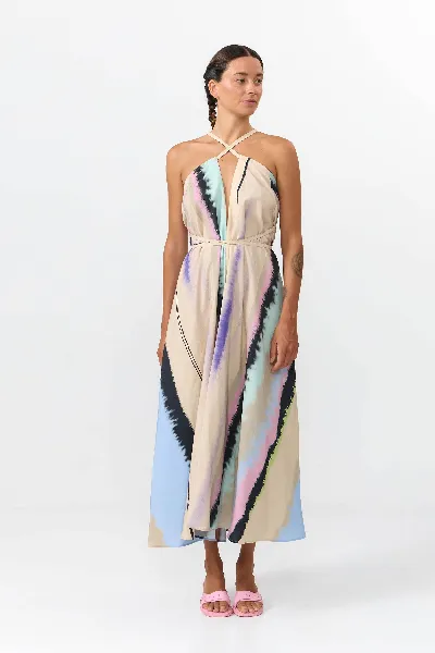 SUITE13LAB SUITE13LAB Damen vegan Kleid Mp Long Print Ones Multicolor