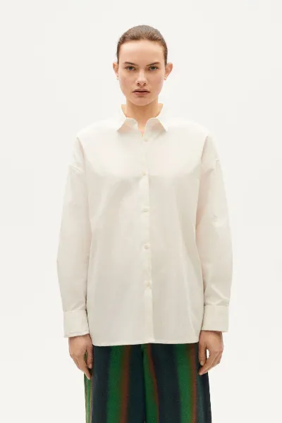thinking mu Thinking MU Damen vegan Hemd Juana White