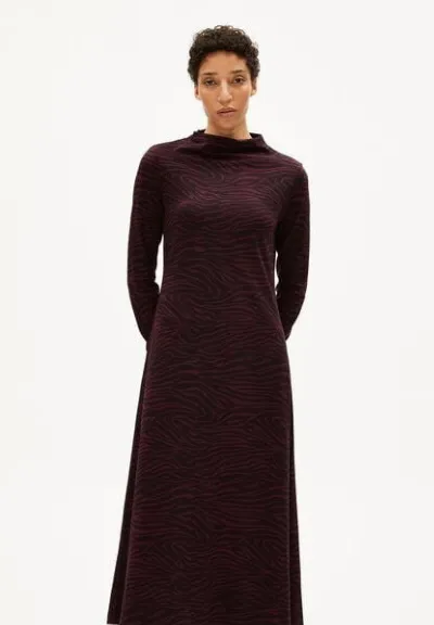 ARMEDANGELS ARMEDANGELS DAILIMAA ZEBRARAA Damen Jerseykleid aus Bio-Baumwoll Mix