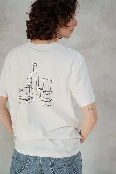 Kultgut Kultgut NEW Upcycling Generation- Artdesign - Bioshirt / Cultura