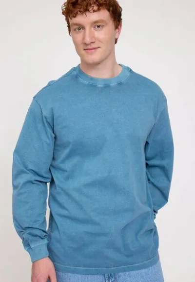 Mazine Mazine Langarmshirt Natural Dye - aus Bio-Baumwolle