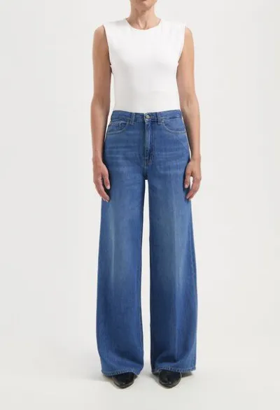 MUD Jeans MUD Jeans Damen Jeans Sara High Loose Flow - Medium Vintage Stone