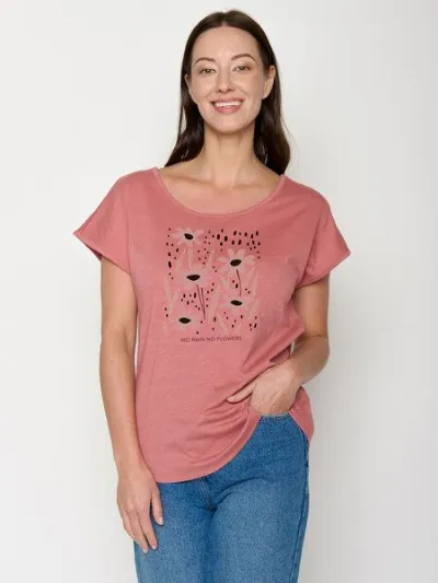 GreenBomb GREENBOMB No Rain Cool - Lässiges T-Shirt aus Bio-Baumwolle / hochwertiger Print / GOTS / Fair & Vegan