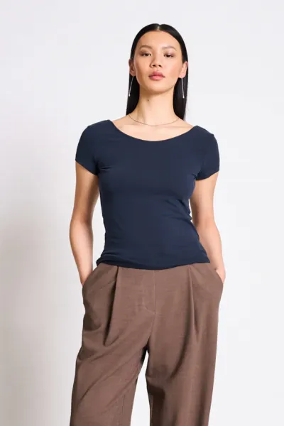 JAN N JUNE JAN 'N JUNE Damen vegan T-Shirt Ballerina Aloe Nightfall