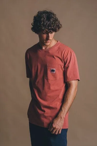 Trendsplant Trendsplant Garza Pigment Dyed T-Shirt Burning Sky