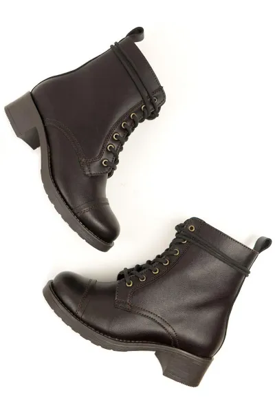 Will's Vegan Store Will's Vegan Store Damen vegan Stiefel Aviator 2 Dunkel