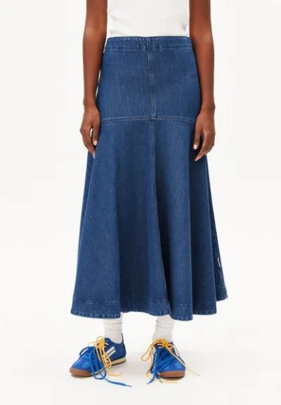 ARMEDANGELS ARMEDANGELS DENIM MIDI Damen Jeansrock aus Bio-Baumwoll Mix