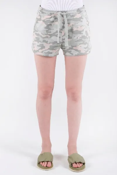 ORGANICATION ORGANICATION Damen vegan Sweatshorts Mit Camouflage-Muster