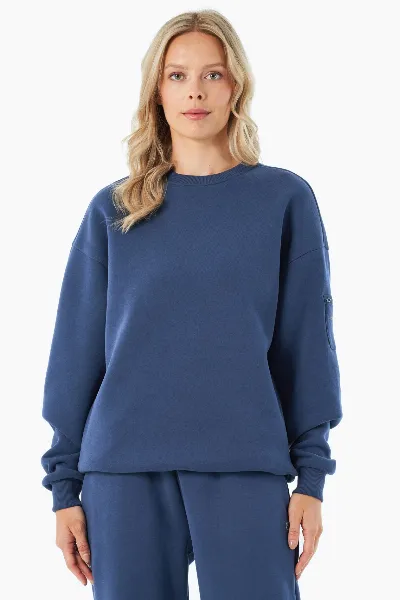 ORGANICATION ORGANICATION Herren vegan Sweatshirt Saylorr Navy