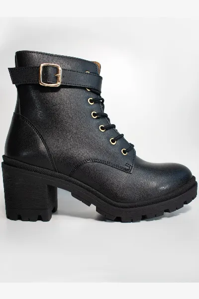 Will's Vegan Store Will's Vegan Store Damen vegan Lace Up Track Sole Booties
