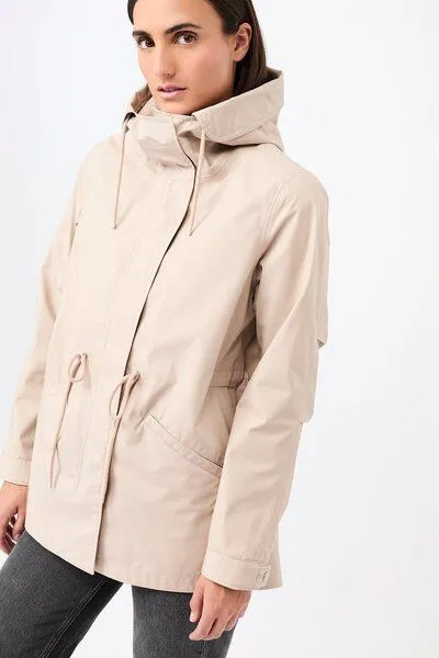 LangerChen LangerChen Kurzer Regenparka aus Bio-Baumwolle