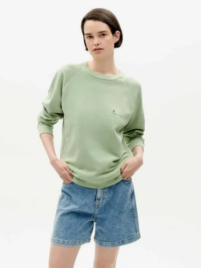thinking mu thinking mu Sweatshirt mit Rundhalsausschnitt - FTP - aus 100% biologisch angebauter Baumwolle