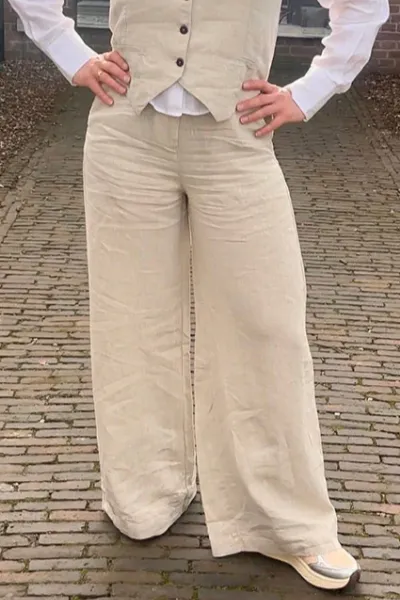 Kings Of Indigo Kings of Indigo Damen vegan Hose Lilian Ungefärbt