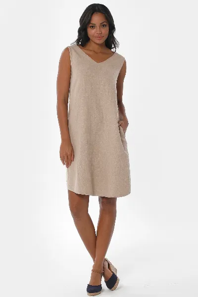 ORGANICATION ORGANICATION Damen vegan Kleid Ã„rmellos