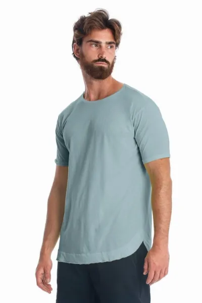 RAVENS VIEW IBIZA RAVENS VIEW IBIZA Herren vegan Tee Rick Curved Chinois
