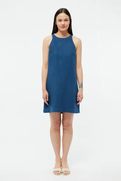 Givn Givn Damen vegan Kleid Yuna Blazing Blue