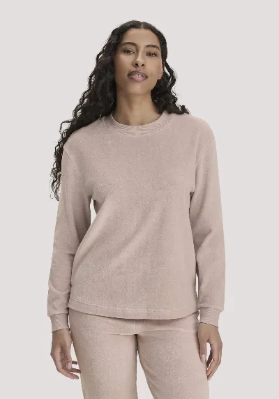hessnatur hessnatur Damen Frottee Loungeshirt Oversize PURE COTTON aus Bio-Baumwolle - rosa