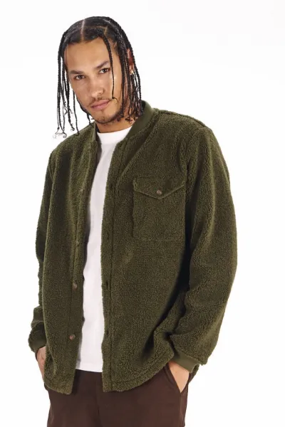 KOMODO KOMODO Herren vegan Overshirt Cole Khaki