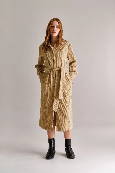 KOMODO KOMODO Damen vegan Kleid Haritti Cord Croissant