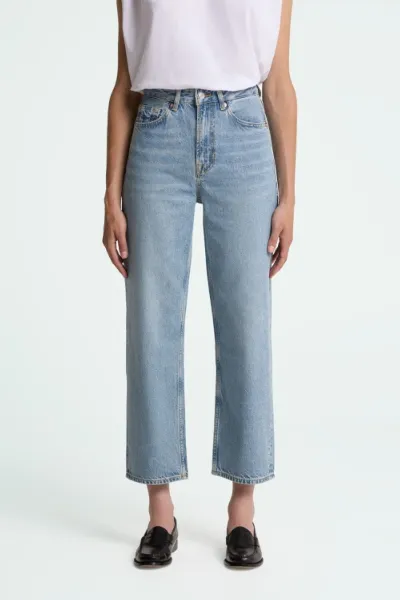Kings of Indigo Jeans Liora Cropped Cindy Light Used