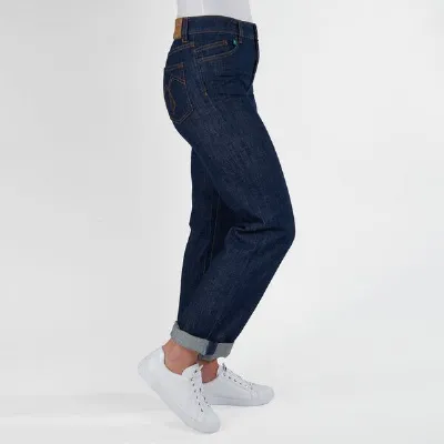 fairjeans fairjeans Damenjeans CLASSIC, gerades Bein, hoher Bund, in Farben NAVY und WAVES