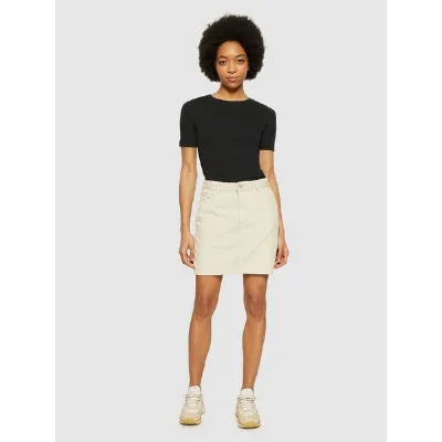 KnowledgeCotton Apparel KnowledgeCotton Apparel Cord Rock Irregular Corduroy Skirt aus Bio-Baumwolle