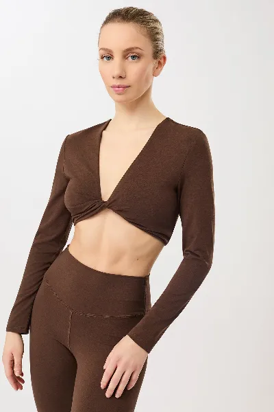 mandala MANDALA Damen vegan Top Support Langarm-Shirt Wilderness