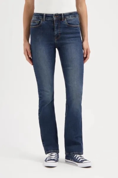 Kuyichi Kuyichi Damen vegan Jeans Zoe Bootcut Meadow Blue