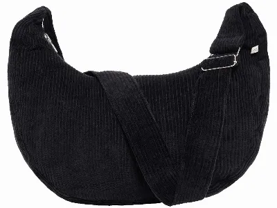 tranquillo tranquillo Bio-Umhängetasche 'Birnaa' mit Reißverschluss und Innentasche, black