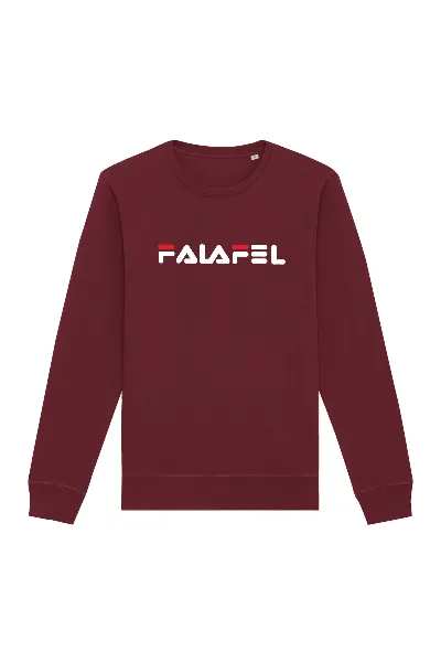 Oat Milk Club Oat Milk Club Damen vegan Sweatshirt Falafel Bordeaux