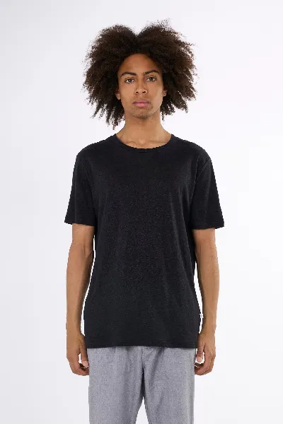 KnowledgeCotton Apparel KnowledgeCotton Apparel Herren vegan T-Shirt Black Jet