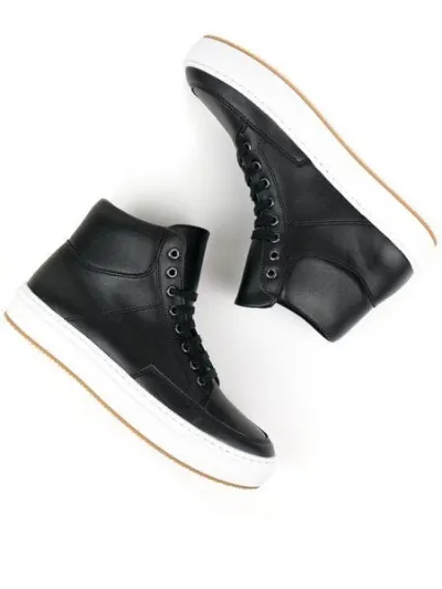 Will's Vegan Shop Will's Vegan Shop Sneaker-Stiefel Schwarz Damen